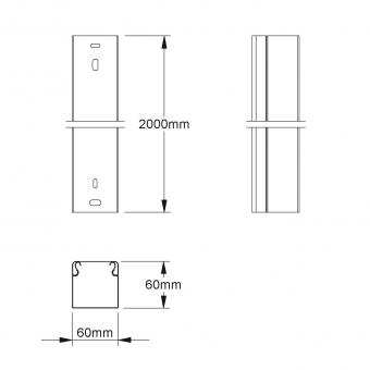NIED LFK-Unterteil m.Deckel  LLK60.060E3 