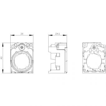 Siemens 3SU15500AA100AA0 Halter 