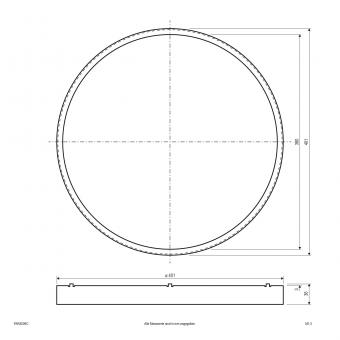 EVN Gehäusering schwarz für     PAR4009C 