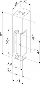 FF Türöffner 12V DC eE ohne           24 