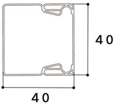 GGK Kanal LFS 40x40                 2742 
