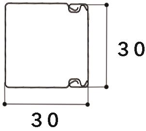 GGK Kanal Mini/s 30x30              4610 