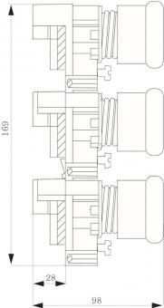 Siemens DIAZED-Reitersockel SR60 5SF6220 