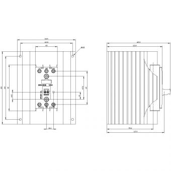 Siemens 3RF24501AC45 Halbleiterschütz 