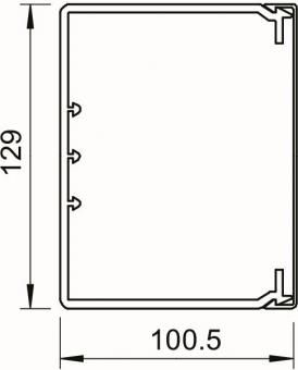 OBO WDK100130GR Wand-u.Deckenkanal 