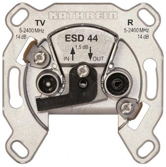 KATH Antennendose Durchgang 2fach ESD 44 
