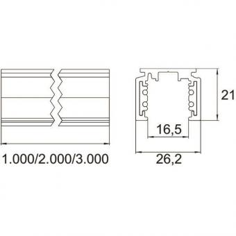 BRUM 88487380 Stromschiene PEPA sw 48V 