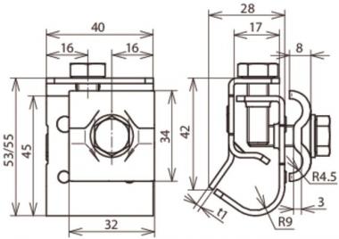 DEHN Dachrinnenklemme             339059 