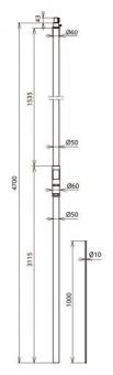 DEHN   SR D50 4700 FSP1000 IP HVI GFK AL 
