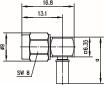 TG SMA-Winkelstecker CR AU   J01150A0091 