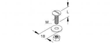 NIED Schraube                FKM 6X20 E4 