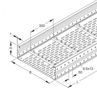 NIED Weitspannkabelrinnen  WRL 150.300 F 