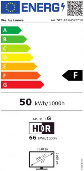 Loewe We.SEE 43 dc coal black LED-TV 
