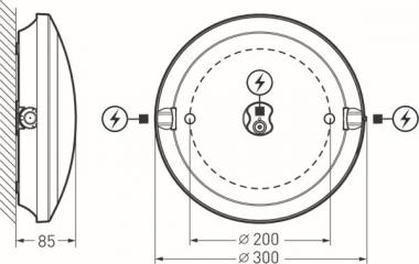 TRIL Wannenleuchte 2345 G2 WD1   7790640 