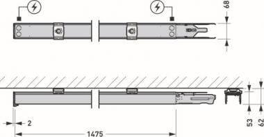 TRIL Lichtbänder -Tragprofile    8451800 