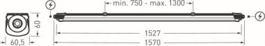 TRIL FR-Leuchte 2315 G4 IP65 PC  8427740 