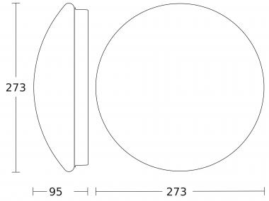 STEIN Sensorleuchte RS 16L weiss  738013 