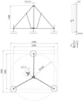 Dehn 107391 DBS KB DBS KB D50 RA1330 V2A 