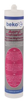 BEKO Acryl-Dichtstoff GRAU 310 ml 230310 