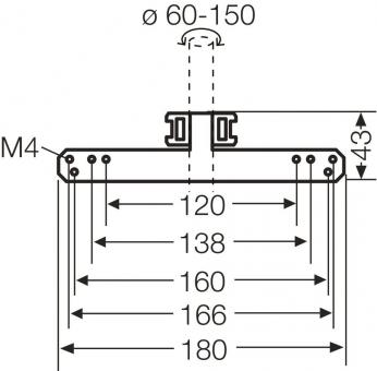 Hensel Mastbefestigung           KV MB 9 