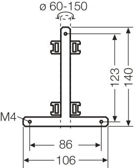 Hensel Mastbefestigung           KV MB 4 