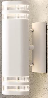 KONS Wandleuchte Alu weiß IP44  7516-250 