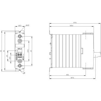 Siemens 3RF23201AA44 Halbleiterschütz 