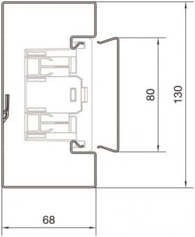 Hager Brüstungsk.Unterteil BRS6513019010 