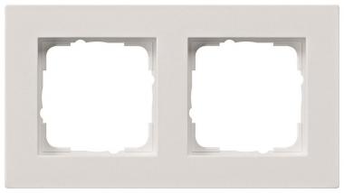 GIRA 0212295 Abdeckrahmen 2fach flach E2 