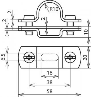 DEHN Leitungshalter für HVI-      275229 