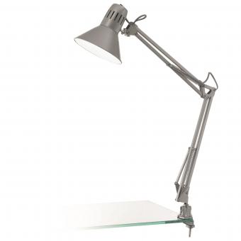 EGLO Tischleuchte FIRMO silber E27 90874 