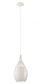 EGLO Hängeleuchte RAZONI weiss E27 92251 