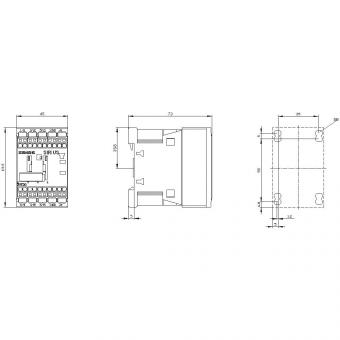 Siemens 3RT20182AP01 Schütz AC-3 