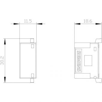 Siemens 3RT29261CB00 RC-Glied 24-48VAC 