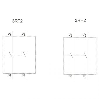 Siemens 3RH29111HA20 Hilfsschalterblock 