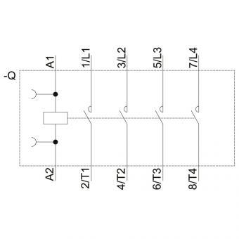 Siemens 3RT23161AP00 Schütz 4S AC-1:18A 