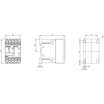 SIEM Hilfsschütz, 4S, 3RH2140-2AP00-1AA0 