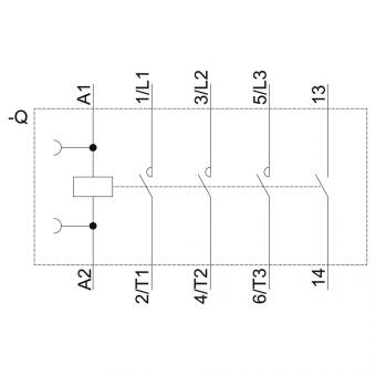 Siemens 3RT20182AP01 Schütz AC-3 
