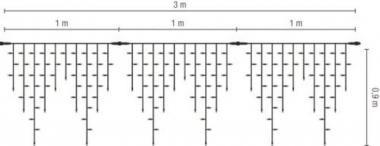 S&H LED-IceLite 174 3x0,9m 230V    58730 