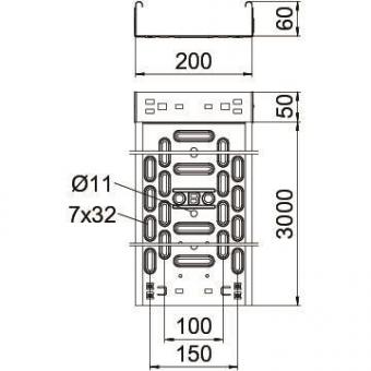 OBO RKSM 620 FSK SW Kabelrinne RKSM 