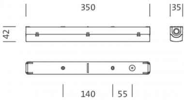 SITECO POWERBRIK2 SLIM LED 6,5W 900lm 