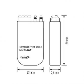 Esylux EXPANDER FM PS DALI-2  EP10429927 