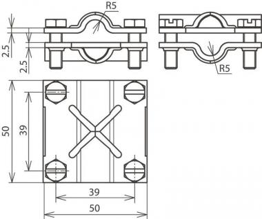 DEHN Kreuzstück                   314300 