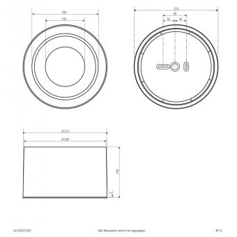 EVN LED Deckenanbau -rund -  ALG54251525 