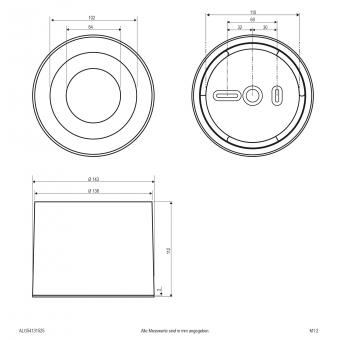 EVN LED Deckenanbau -rund -  ALG54131525 