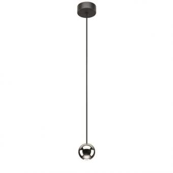 BRUM LED-Pendelleuchte sw/chrom 12119823 