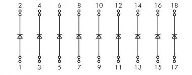 WAGO 289-105 Bauteilmodul mit Diode,mit 