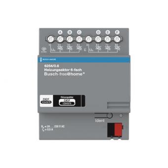 BJ Heizungsaktor 6-fach REG     6254/0.6 