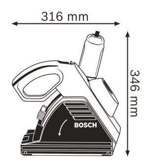 Bosch Wandschlitz-Fräse 150mm    GNF35CA 