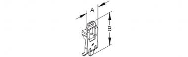 Kleinhuis Halteklammer B=52mm L=20mm K60 